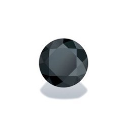 Черный кубик циркония круглый  - 3,5 мм Signity - фото 8122