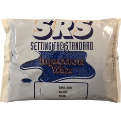 Воск литьевой SRS 866   (гранулы, синий) 1 кг.