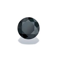 Черный кубик циркония круглый  - 3,5 мм Signity
