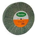 Щетка сатино-лепестковая зеленая   Ф100х15х8, 1х1 Р400 S0-TEC - фото 21049