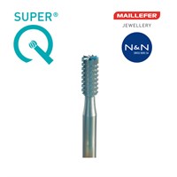 Бор цилиндр  (зубчатая насечка)   1,8  SUPER Q/MAILLEFER №34 (№34  1.8)